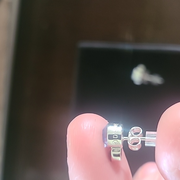 Light Blue Mickey Mouse Earrings - Picture 4 of 4